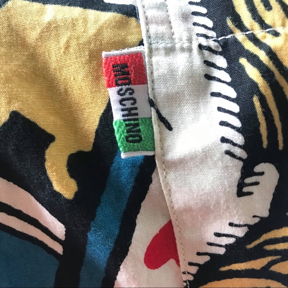 MOSCHINO JEANS YIN YANG ANGEL & DEVIL DEMON VTG - Picture 2 of 4